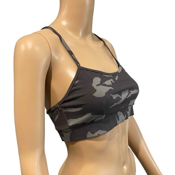 Monrow Green Camouflage Sport Bra Size XS - Picture 4 of 8